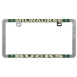 Milwaukee Bucks Metal Lic. Plate Frame Slim