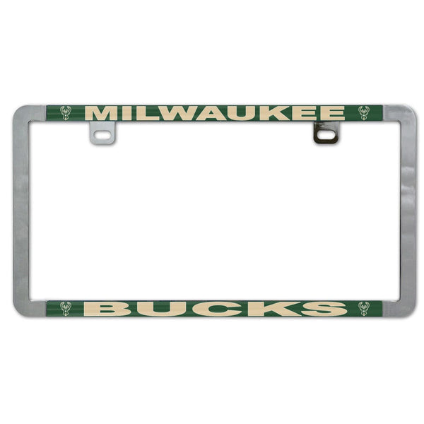 Milwaukee Bucks Metal Lic. Plate Frame Slim