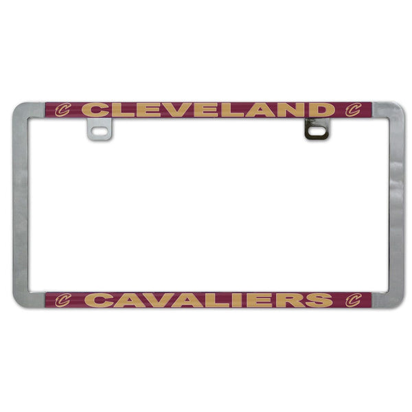 Cleveland Cavaliers Metal Lic. Plate Frame Slim