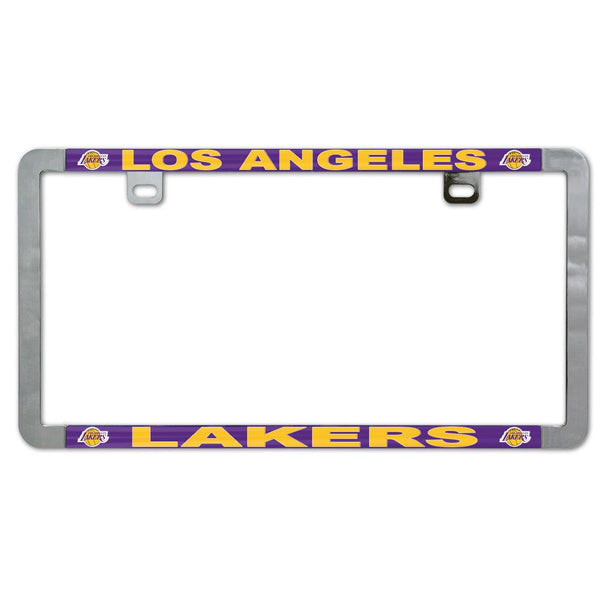 Los Angeles Lakers Metal Lic. Plate Frame Slim