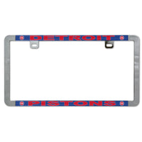 Detroit Pistons Metal Lic. Plate Frame Slim