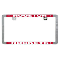Houston Rockets Metal Lic. Plate Frame Slim