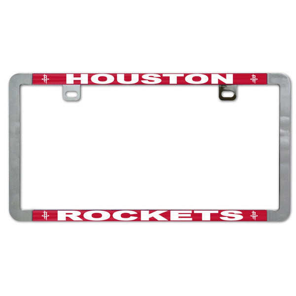 Houston Rockets Metal Lic. Plate Frame Slim