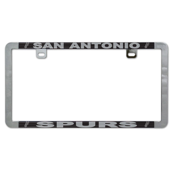 San Antonio Spurs Metal Lic. Plate Frame Slim
