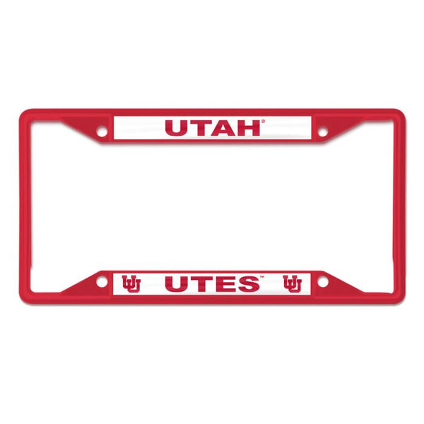 Wholesale-Utah Utes Lic Plt Frame S/S