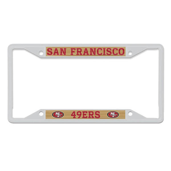 San Francisco 49ers Lic Plt Frame S/S