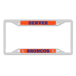 Denver Broncos Lic Plt Frame S/S