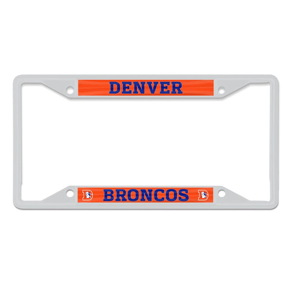 Denver Broncos Lic Plt Frame S/S