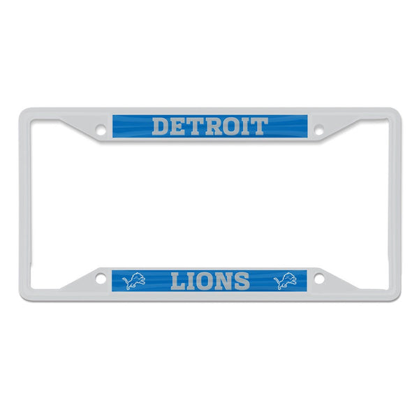 Detroit Lions Lic Plt Frame S/S