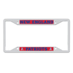 New England Patriots Lic Plt Frame S/S