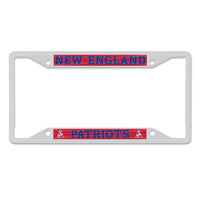 New England Patriots Lic Plt Frame S/S