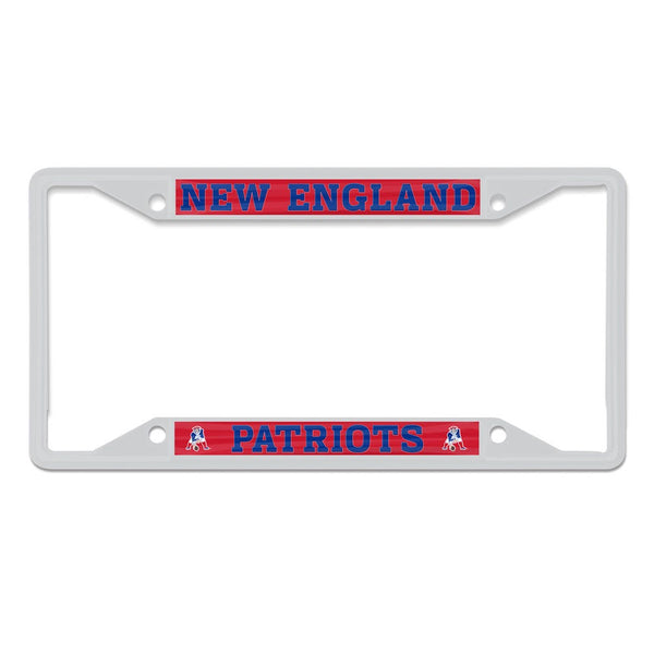 New England Patriots Lic Plt Frame S/S
