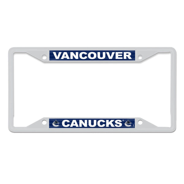 Vancouver Canucks Lic Plt Frame S/S