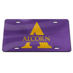 Wholesale-Alcorn State Braves Specialty Acrylic License Plate