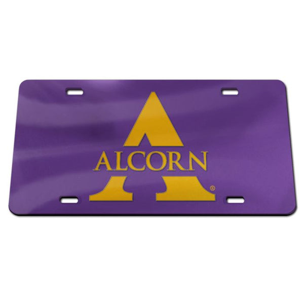 Wholesale-Alcorn State Braves Specialty Acrylic License Plate