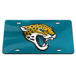Jacksonville Jaguars Team Colors Specialty Acrylic License Plate