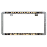 Wholesale-Purdue Boilermakers Metal Lic. Plate Frame Slim