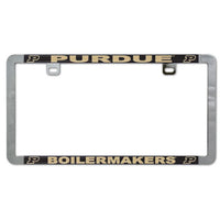 Wholesale-Purdue Boilermakers Metal Lic. Plate Frame Slim