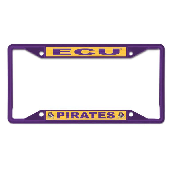 Wholesale-East Carolina Pirates Lic Plt Frame S/S