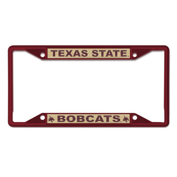 Wholesale-Texas State Bobcats Lic Plt Frame S/S