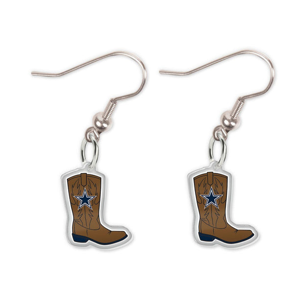 Dallas Cowboys Acrylic loop earrings