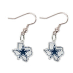 Dallas Cowboys Acrylic loop earrings