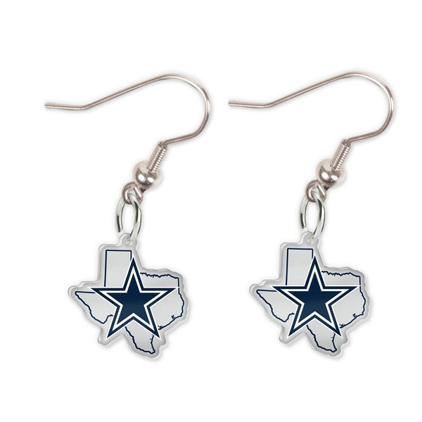 Dallas Cowboys Acrylic loop earrings