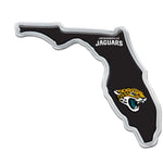 Jacksonville Jaguars Chrome Metal Domed Emblem