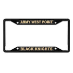 Wholesale-Army Black Knights Lic Plt Frame S/S