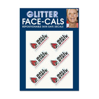 Wholesale-Ball State Cardinals Glitter Tattoo 6 Pack