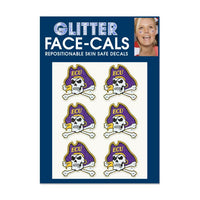 Wholesale-East Carolina Pirates Glitter Tattoo 6 Pack