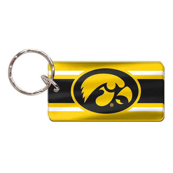Iowa Hawkeyes Keychain Rectangle
