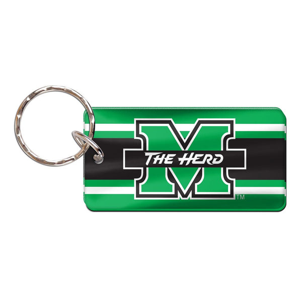 Marshall Thundering Herd Keychain Rectangle