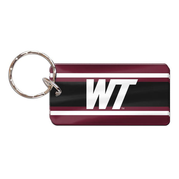 Wholesale-West Texas A&amp;M Buffaloes Keychain Rectangle