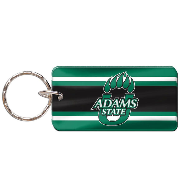 Adams State University Grizzlies Keychain Rectangle