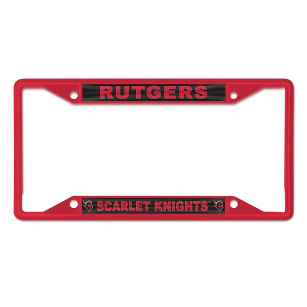 Wholesale-Rutgers Scarlet Knights Lic Plt Frame S/S