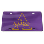 Wholesale-Alcorn State Braves Specialty Acrylic License Plate