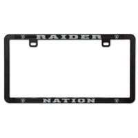 Las Vegas Raiders Metal Lic. Plate Frame Slim