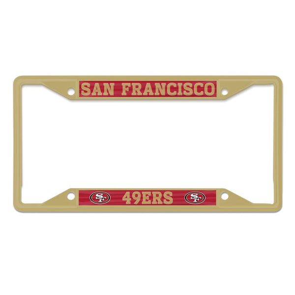 San Francisco 49ers Lic Plt Frame S/S