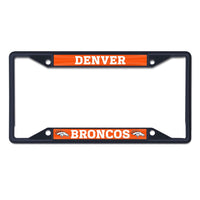 Denver Broncos Lic Plt Frame S/S