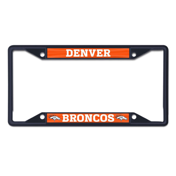 Denver Broncos Lic Plt Frame S/S