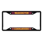 Washington Commanders Lic Plt Frame S/S