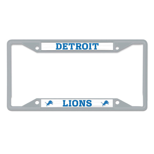 Detroit Lions Lic Plt Frame S/S