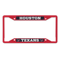 Houston Texans Lic Plt Frame S/S