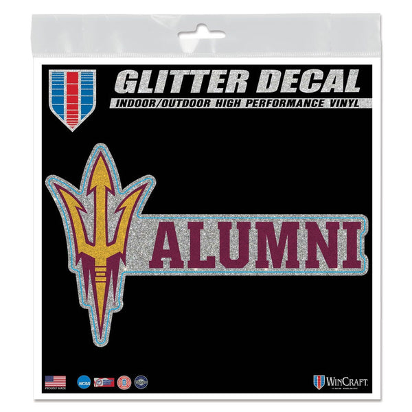 Arizona State Sun Devils Decal Glitter 6" x 6"