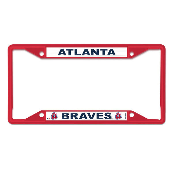 Atlanta Braves Lic Plt Frame S/S