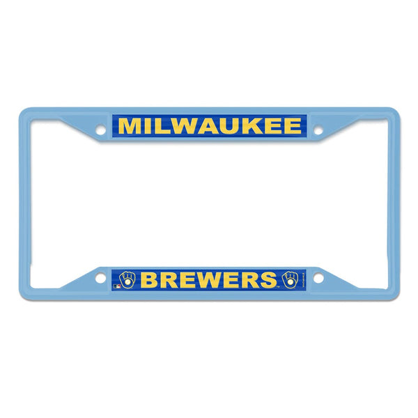 Milwaukee Brewers Lic Plt Frame S/S
