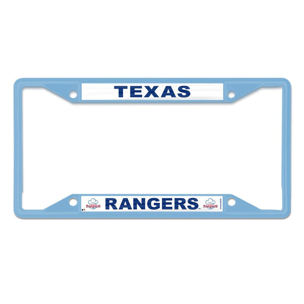 Texas Rangers Lic Plt Frame S/S