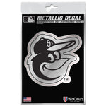 Baltimore Orioles Decal Metallic 3" x 5"