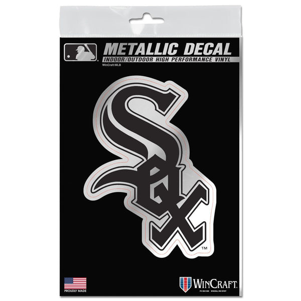 Chicago White Sox Decal Metallic 3" x 5"